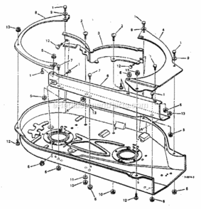 Page B Diagram and Parts List for 502249311  Craftsman Lawn Tractor Accessories