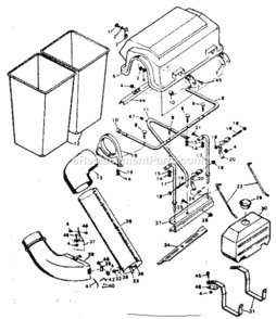 Part Location Diagram of 55161-E Craftsman Weight Support