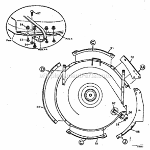 Page B Diagram and Parts List for 502249370  Craftsman Lawn Tractor Accessories