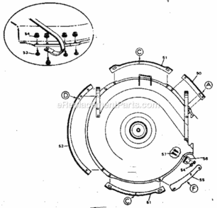 Page B Diagram and Parts List for 502249451  Craftsman Lawn Tractor Accessories