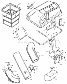Page A Diagram and Parts List for 502249550  Craftsman Lawn Tractor Accessories