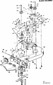 Part Location Diagram of 20928 Craftsman Blade