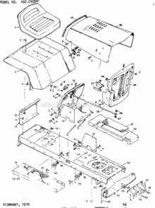Part Location Diagram of 21709 Craftsman Control Panel