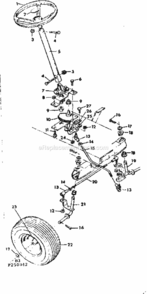 Page B Diagram and Parts List for 502250842  Craftsman Lawn Tractor