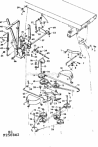 Page E Diagram and Parts List for 502250842  Craftsman Lawn Tractor