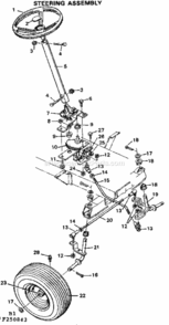 Page B Diagram and Parts List for 502250843  Craftsman Lawn Tractor