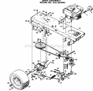 Part Location Diagram of 23725Z Craftsman Pulley