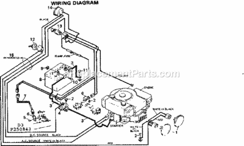 Part Location Diagram of STD382150 Craftsman Mdl 15 Fuse