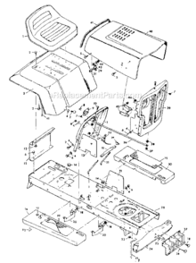 Part Location Diagram of 26X174 Craftsman Screw