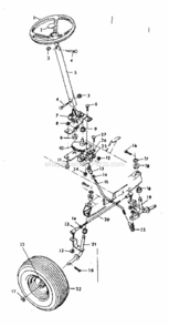 Page B Diagram and Parts List for 502250894  Craftsman Lawn Tractor