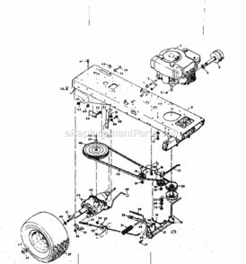 Page C Diagram and Parts List for 502250894  Craftsman Lawn Tractor