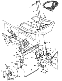 Part Location Diagram of 55168 Generac Muffler, Support Bracket