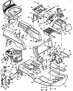 Part Location Diagram of 56122E701 Craftsman Body Support