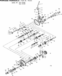 Page F Diagram and Parts List for 50225130  Craftsman Lawn Tractor