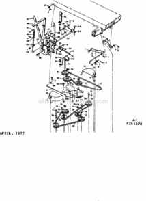 Page A Diagram and Parts List for 502251370  Craftsman Lawn Tractor