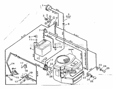 Part Location Diagram of 24460 Craftsman Harness