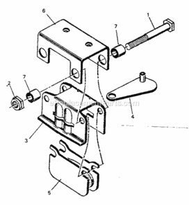 Part Location Diagram of 402003 Craftsman Bracket