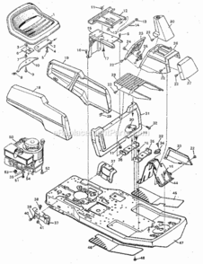 Part Location Diagram of 56411E601 Craftsman Bracket