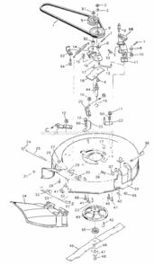Page E Diagram and Parts List for 502254112  Craftsman Lawn Tractor