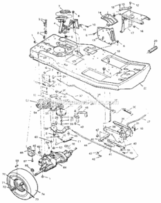 Part Location Diagram of 56232E700 Craftsman Shift Assembly