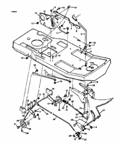 Page E Diagram and Parts List for 502254121  Craftsman Lawn Tractor