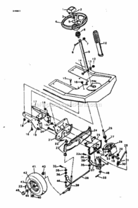 Page D Diagram and Parts List for 502254132  Craftsman Lawn Tractor