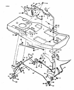 Page E Diagram and Parts List for 502254132  Craftsman Lawn Tractor