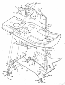 Page E Diagram and Parts List for 502254133  Craftsman Lawn Tractor