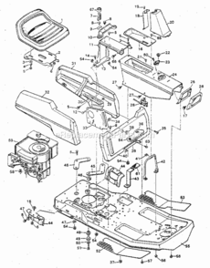 Part Location Diagram of 55947 Craftsman Frame Channel