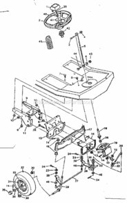 Part Location Diagram of 55937 Craftsman Axle Support