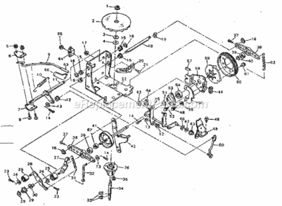 Page G Diagram and Parts List for 502254140  Craftsman Lawn Tractor