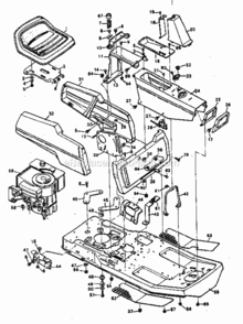 Part Location Diagram of 91449 Craftsman Seat
