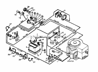 Part Location Diagram of 090829MA Murray Ammeter