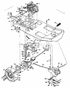 Page C Diagram and Parts List for 502254150  Craftsman Lawn Tractor