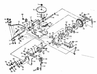 Page G Diagram and Parts List for 502254150  Craftsman Lawn Tractor