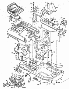 Part Location Diagram of 55811PA Craftsman Engine