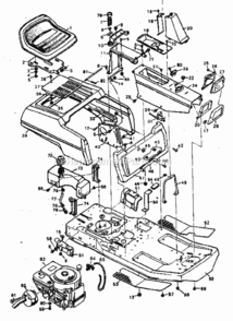 Part Location Diagram of 91451 Craftsman Seat