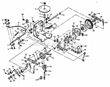 Page G Diagram and Parts List for 502254152  Craftsman Lawn Tractor