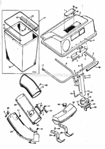 Page G Diagram and Parts List for 502254170  Craftsman Lawn Tractor