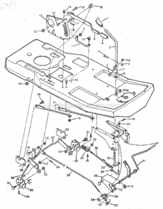 Page E Diagram and Parts List for 502254171  Craftsman Lawn Tractor