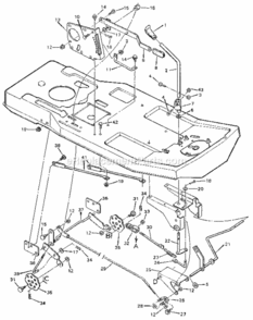 Page E Diagram and Parts List for 502254173  Craftsman Lawn Tractor