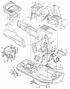 Part Location Diagram of 56400 Craftsman Control Panel