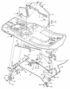 Page D Diagram and Parts List for 502254190  Craftsman Lawn Tractor