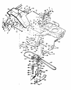 Page B Diagram and Parts List for 502254260  Craftsman Lawn Tractor