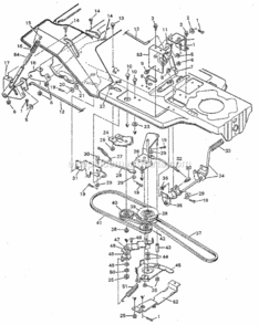 Page B Diagram and Parts List for 502254261  Craftsman Lawn Tractor