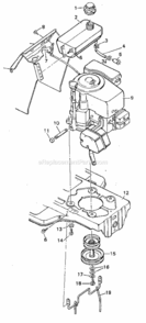 Page D Diagram and Parts List for 502254261  Craftsman Lawn Tractor