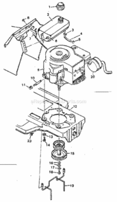 Page A Diagram and Parts List for 502254280  Craftsman Lawn Tractor