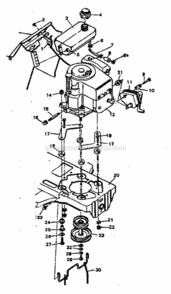 Page A Diagram and Parts List for 502254290  Craftsman Lawn Tractor