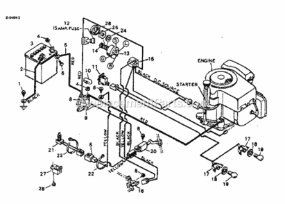 Page G Diagram and Parts List for 502254290  Craftsman Lawn Tractor