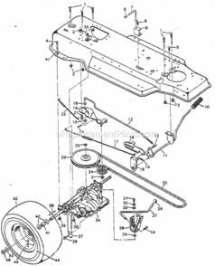 Part Location Diagram of 091806ZMA Murray Yoke-Shift
